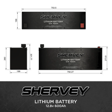 Load image into Gallery viewer, Shervey Lithium Battery 12v 600ah
