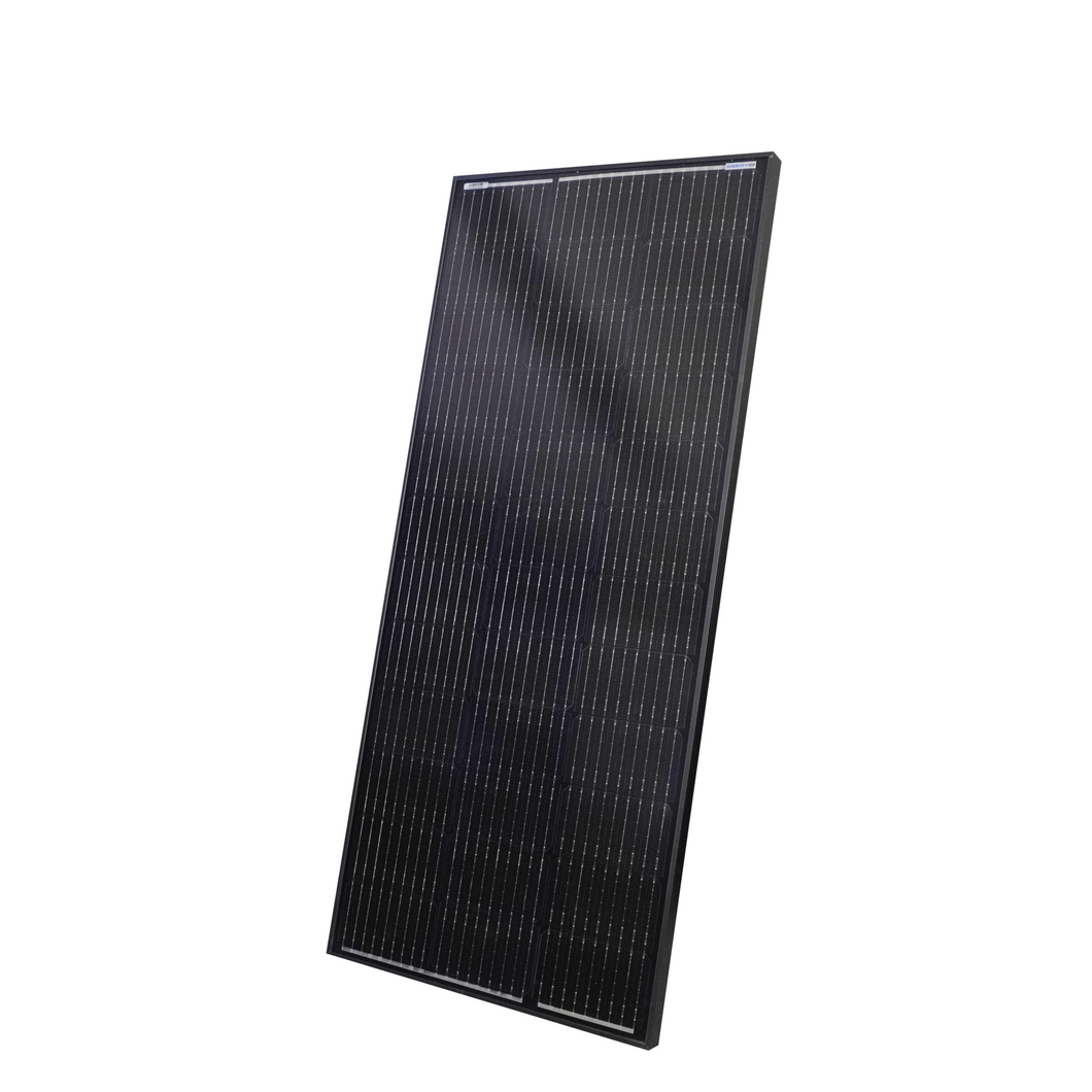 Solar Panel Shervey Premium 130W-12V Mono Narrow 1270x540x35mm Black Frame/Black Back