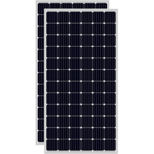 Load image into Gallery viewer, a close up of the 2 black solar panels used in the Solar Pump Install
